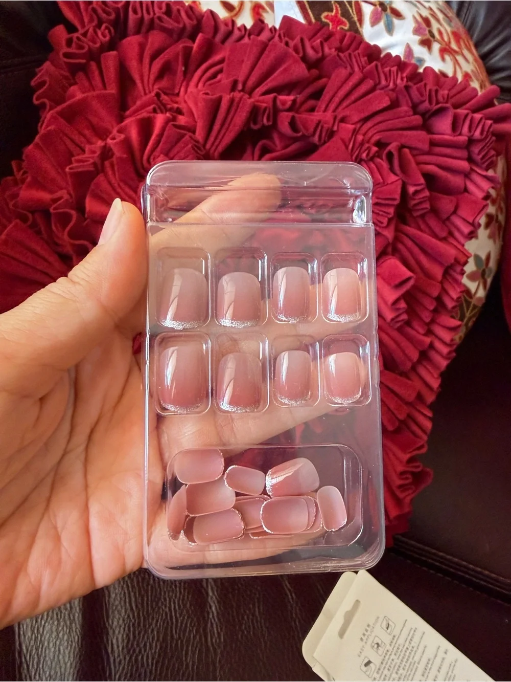 ALBEVILLE Fingerart Press On Gel Nails with Adhesive Gel Tabs Set, One Size